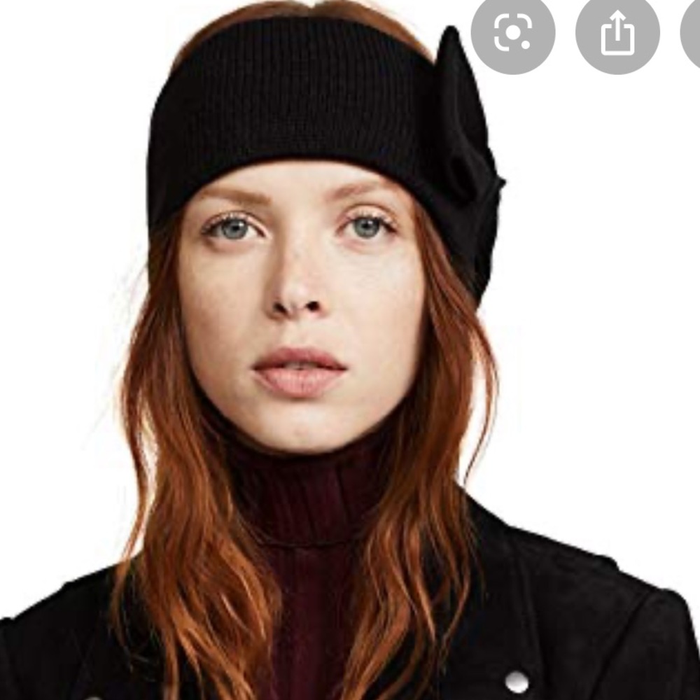 NWT Kate Spade black bow headband